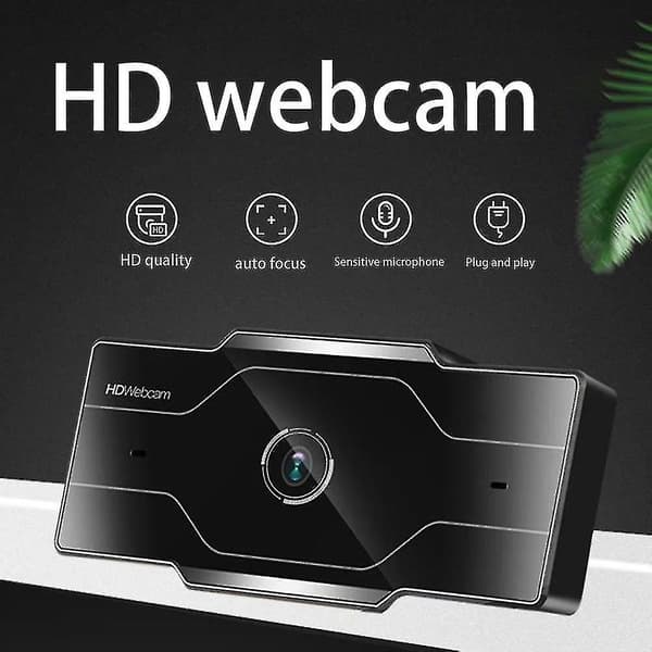 1080p webcam HD med mikrofon til Windows Mac-video, type 2