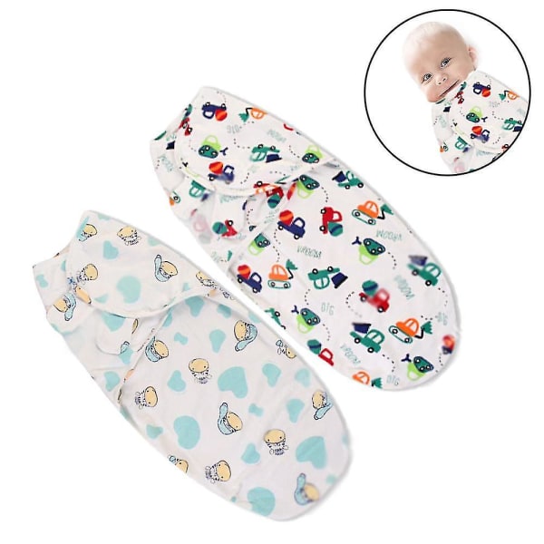 Babysvøb tæppe, svøb til babyer (3-6 måneder), justerbar baby