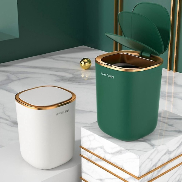 12l søppelbøtte Kjøkken Bad Toalett Søppelbøtte Automatisk induksjon  Vanntett søppelbøtte med L 55dd | Fyndiq