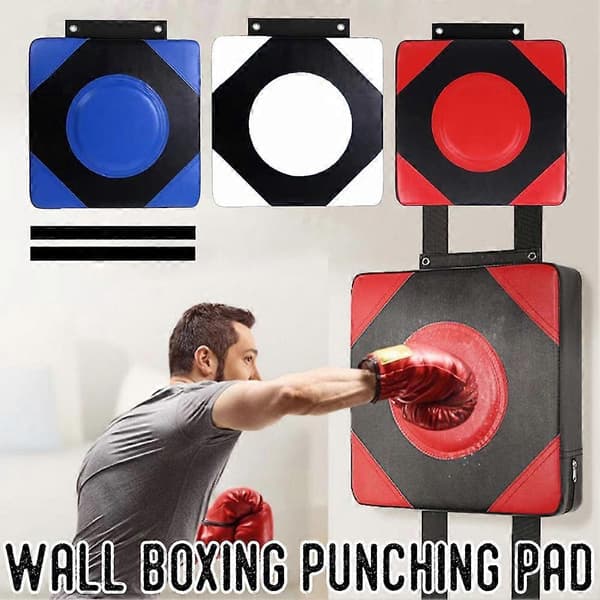 Boxningsväggmål Väggboxningsdyna Hemmaträningsutrustning Red 30x30cm