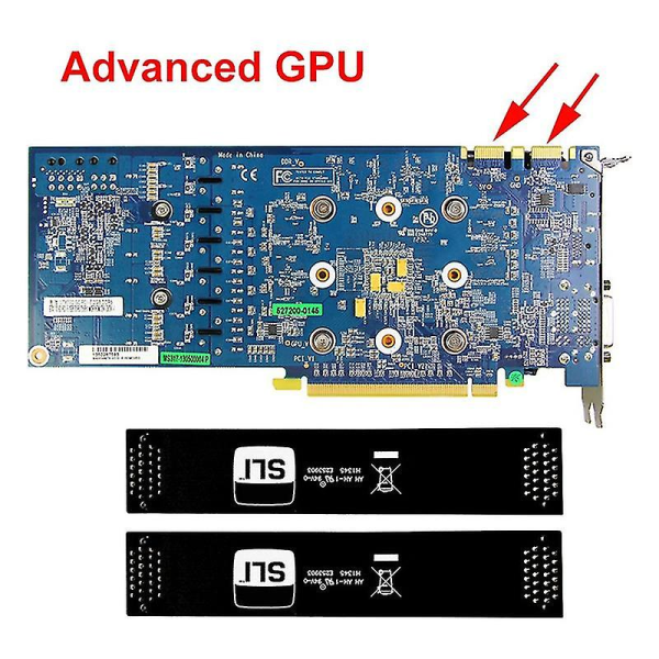 Hög hastighets grafikkort-anslutningsadapter Sli Bridge-adapter