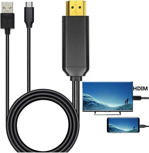 USB-C - HDMI-sovitin (4K@60Hz), C - HDMI-kaapeli, USB-C - HDMI-sovitin latauksella