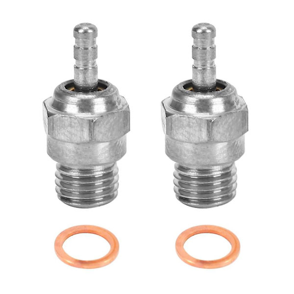 2 stk glødeplugger Hot Spark Vertex motordeler tilbehør for Nitro Truck erstatning Os Rc bil 70117