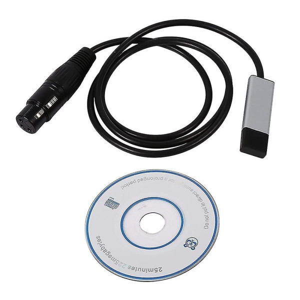 Usb-liitäntäsovitin Dmx512 tietokoneen näyttämövalaistuksen ohjainhimmennin Usb Led Dmx512 -liitäntä