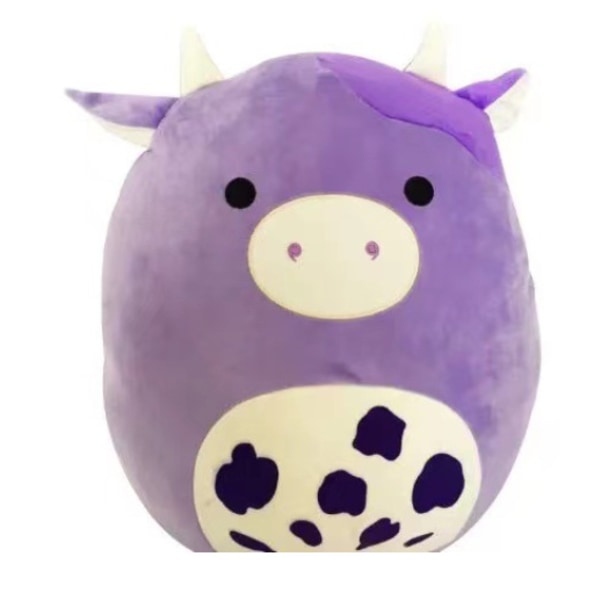 20 cm Squishmallow Kudde Plyschleksak ROSA HUND ROSA HUND purple cow