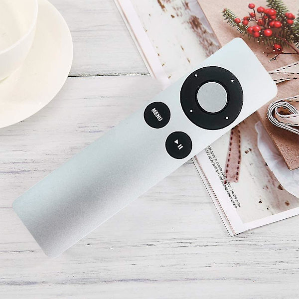 Reservedel Apple TV-fjernkontroll for Apple TV 1 2 3 4 A1156 A1427 A1469 A1378 Apple Tv2 Tv3 - Apl Tv Mc377ll/a Remot laget av plast (ikke original) Xi