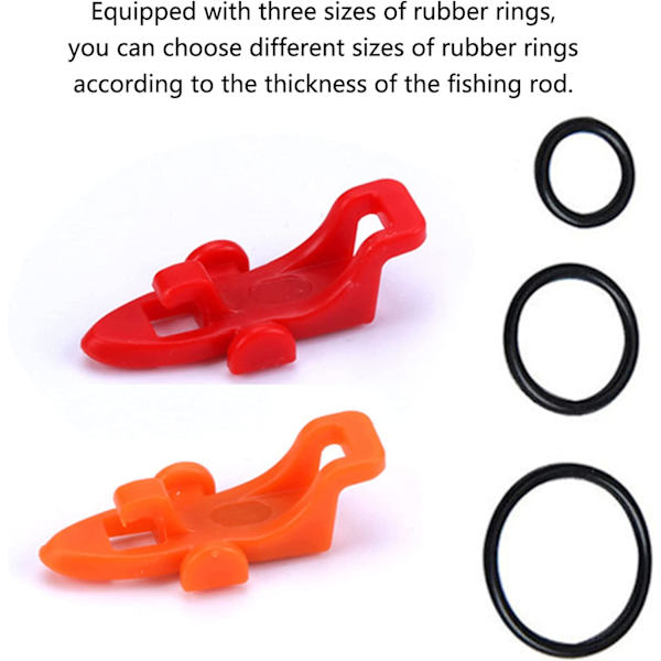 Lure Hook, Hook Holder, Agnsholder, Stang Hook Holder, Fiskeritilbehør, Agnsholder til Fiskegrej, 2 stk.