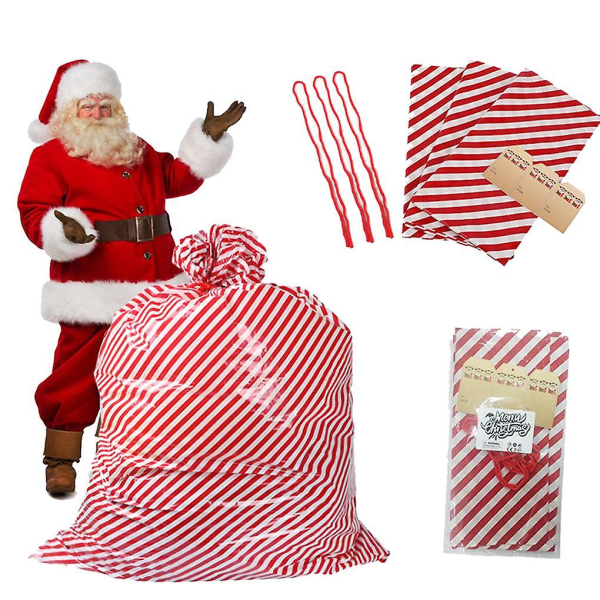 Xmas Gift Bag Present Sack Holiday Supplies Tether Koristeellinen