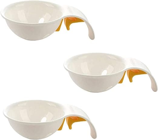3 stk Eggseparator Klips - Eggseparator Eggeplomme Hvit Separator