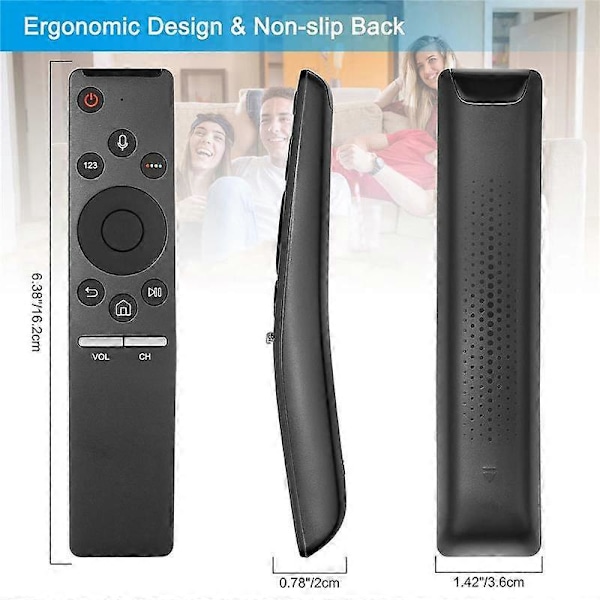Erstatning BN59-01266A BN59-01265A Stemmefjernkontroll for RMCSPM1AP1 4K UHD TV UN49MU6300F UN65MU7600FXZA UN65MU800DFXZA