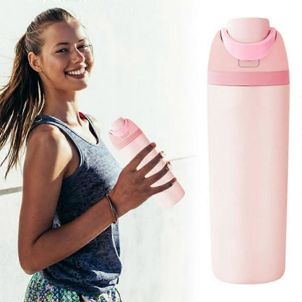 Owala FreeSip Eristetty Ruostumattomasta Teräksestä Valmistettu Juomapullo Pillillä Urheiluun, Matkustamiseen ja Kouluun, BPA-vapaa Urheilujuomapullo, 710 ml, Surfs Edge