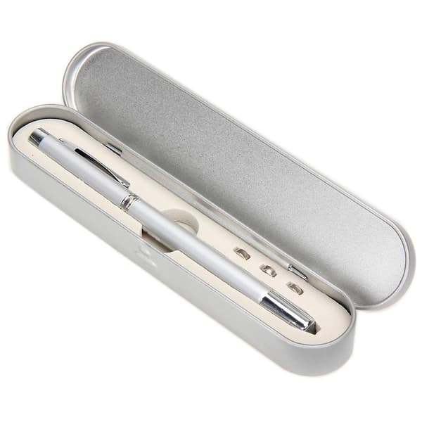5-in-1 Retractable Led Pointer 0.5mm Ballpoint Pen Multifunction Home