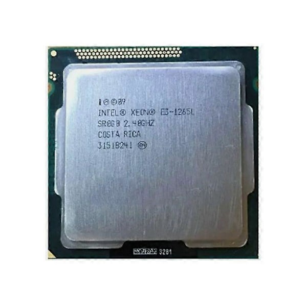 Prosessor E3-1265L 2.4GHz 4 kjerner 8 tråder 8MB 32nm 45W Stasjonær CPU