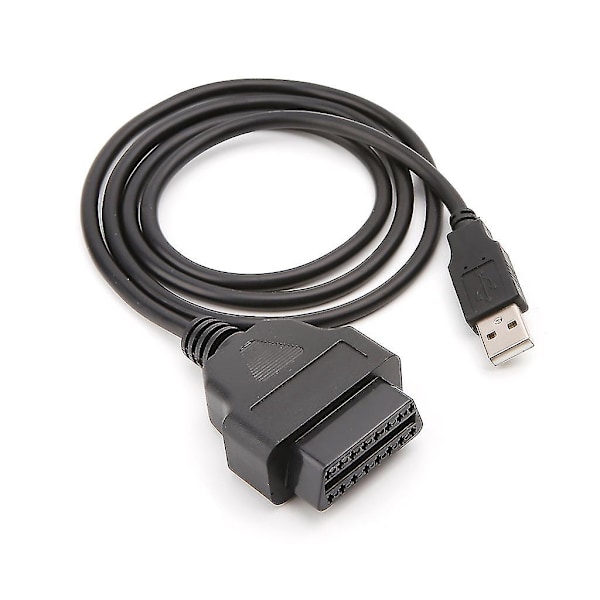 16-bens Obd2 til Usb-port opladeradapterkabelforbindelsesdiagnostisk værktøj