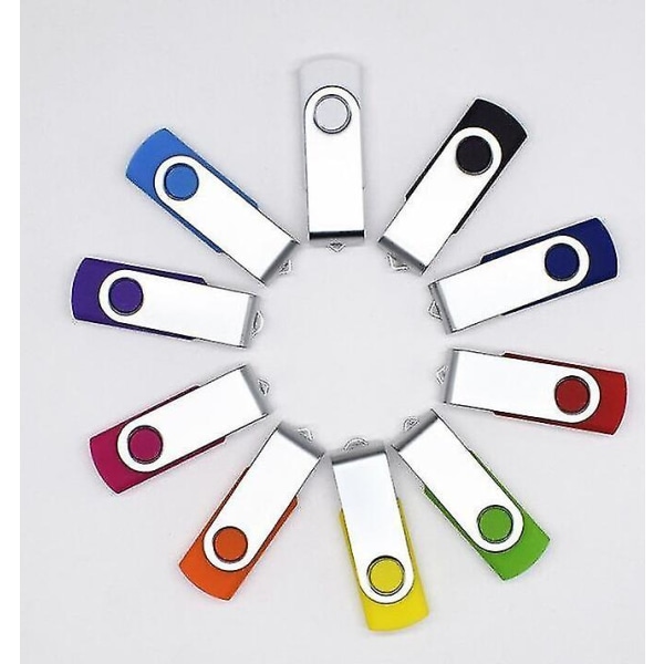 USB -muistitikku USB 2.0 peukaloasemat Värikäs USB muistitikku (satunnainen väri)
