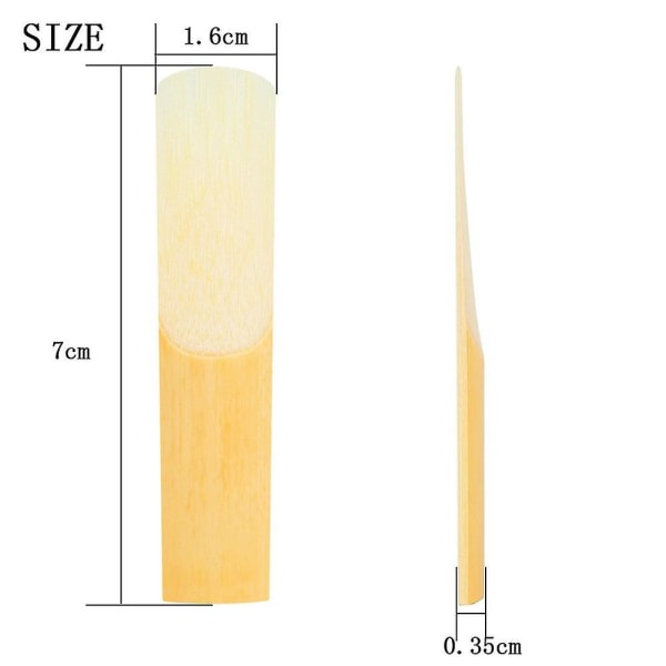 10 stk Saxofon Saxofon Styrke 2,5 Sax Instrument Reed Saxofon, Tenor