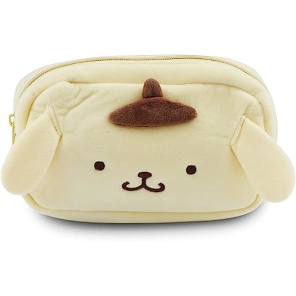 Anime Makeup Taske Cartoon Plys Kosmetik Taske Blyanttaske Kitty Kapacitetstaske til Pudding dog