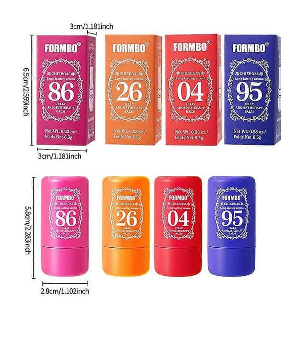 Jelly Aromaterapi Balm Stick - Orange, 6,5g, Solid Parfume blue
