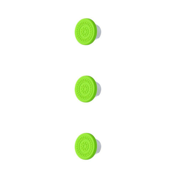 1/2/3/5 Bred Stålkop Dressingbeholder Forsegling Salatdressing Kopper Green lid 3PCS