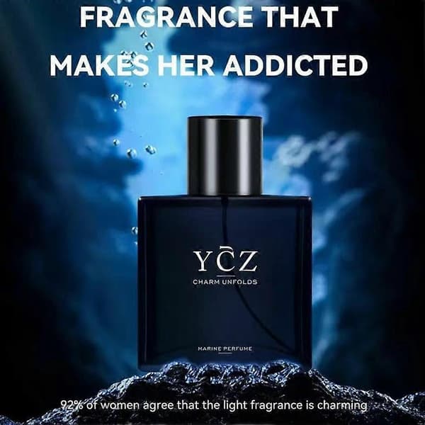 Blå herrparfym 50ml EDT Långvarig fräsch akvatisk parfym