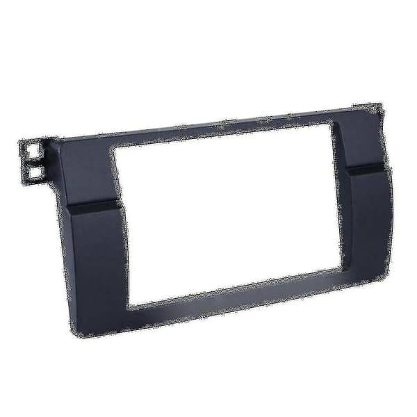 2x For 3-serie E46 1998-2005 2din Audio Panel Modifikasjon Panel Dvd Navigasjon Panel Ramme
