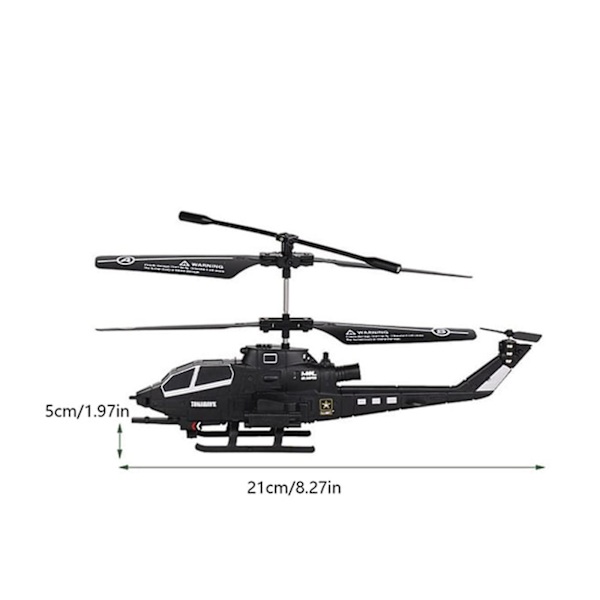 Fjernstyret Helikopter, 3.5 Kanaler RC Drone Helikopter med LED Lys Nat