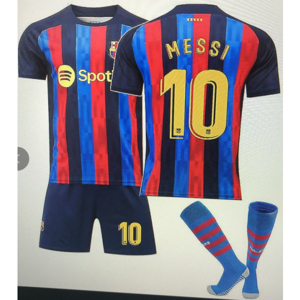 Barcelona Fotballdrakt 23 Hjem Messi 10 M(170-175cm)