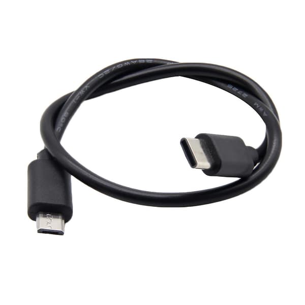 Type-C Hann til V8 Micro USB Hann Kabel Mobiltelefon USB C Datasynkronisering