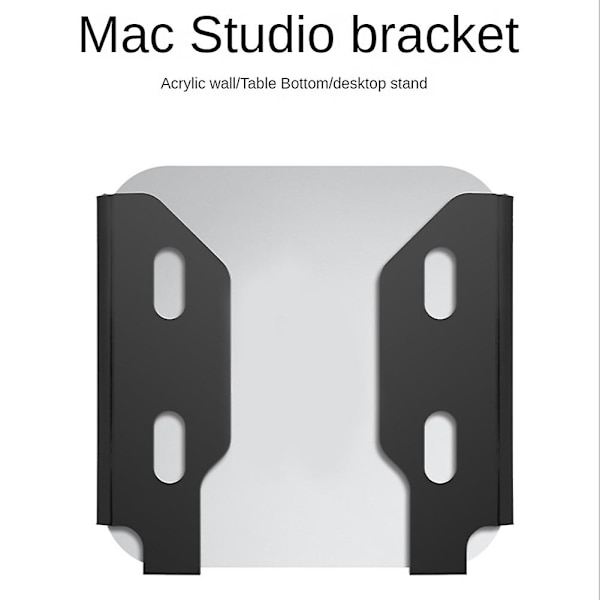 Akrylhållare kompatibel med Studio Desktop Stand PC-basstöd Väggmonterad ram Kylhållare