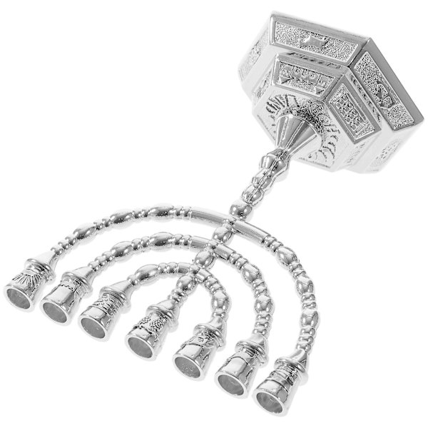 Ljusstakar Menorah 7 Grenar Menorah Metall Religiös  Mig