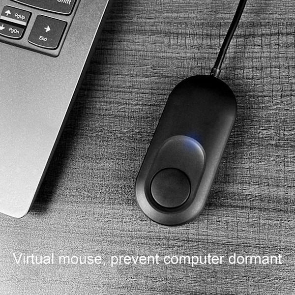 Musbevegelse 3 Moduser Automatisk Bevegelse På/Av Bryter USB Bærbar Laptop Musbevegelsessimulator