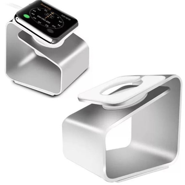 Aluminium bärbar stativ för Apple Watch laddningsstation Dock iWatch Series 3 4 5 Se 6 Trådlös Apple Watch laddningsstativ