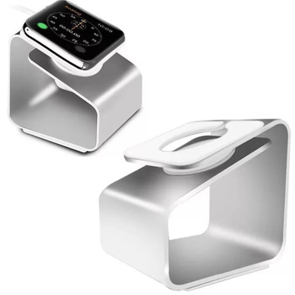 Aluminium Bærbar Stativ Til Apple Watch Oplader Station Dock Iwatch Serie 3 4 5 Se 6 Trådløs Apple Watch Oplader Stativ