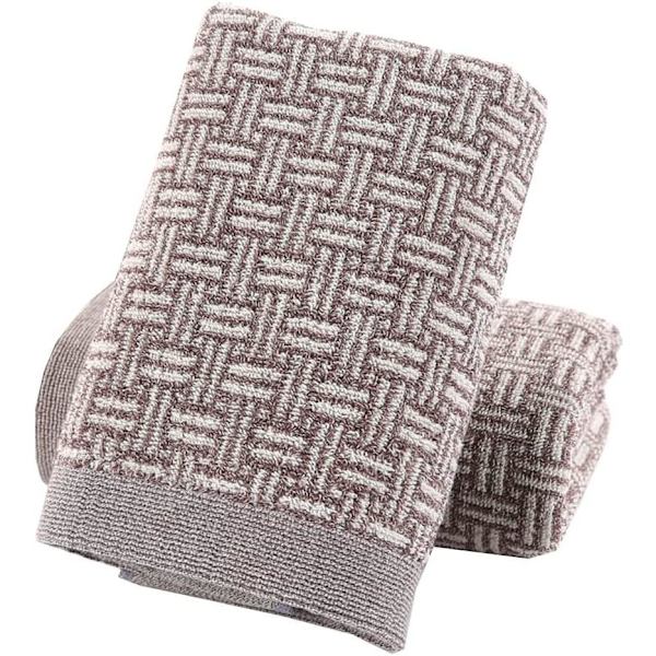 Pieni pyyhe, käsipyyhe, pehmeä ja imukykyinen koristepyyhe, 100 % puuvillaa, kylpyhuoneeseen, 13,4 x 29,1 tuumaa