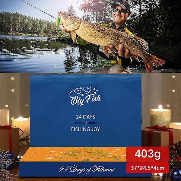 24 Dagers Fiskekalender for Advent, Julefiske-Adventskalender Myk Agns Fiskegave