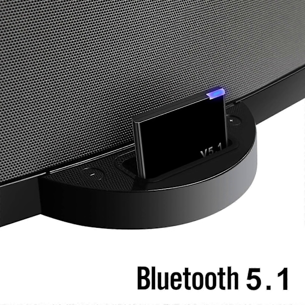 I-WAVE 30-pin Bluetooth 5.1 Audio Mottaker Musikk Mini Trådløs Adapter for 30-pinners Jack Analog Høyttaler