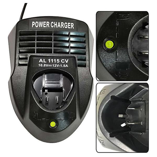 Al1115cv 10.8v 12v 1.5a Litium-ion Batterilader Strømforsyning For Bosch Li-ion Drill/driver Bc430 Bc330, 2 607 336 996 Bat411 Bat412a Lo-ron