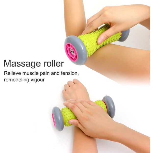 Foot Roller Muscle Roller Stick, Hånd- og Fodmassagerulle, Fascia Roller Foot Roller Massagestav, Håndled og Underarme Træningsrulle