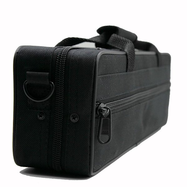 16 Hull C-Fløyte Etui Gigg Bag Ryggsekk Boks Vannbestandig 600d Skum Bomulls Polstring Med Justerbar Enkelt Skulderstropp