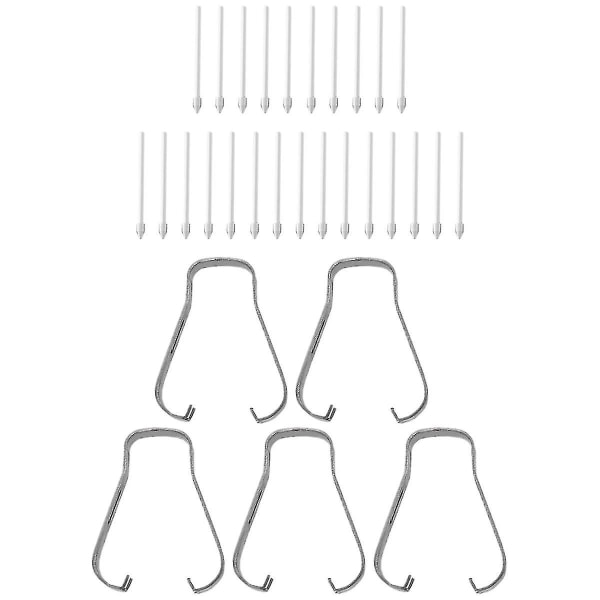 Stylus Nib S6 Nib S7 Refill N10 Utskiftbar S22 Nib N20 Refill 1 Sett 25 Grå Pennehoder+5 Klips