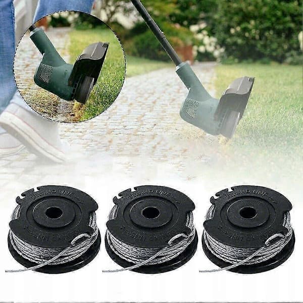 3-pack 4M Szpule Designade för Parkside Trimmers