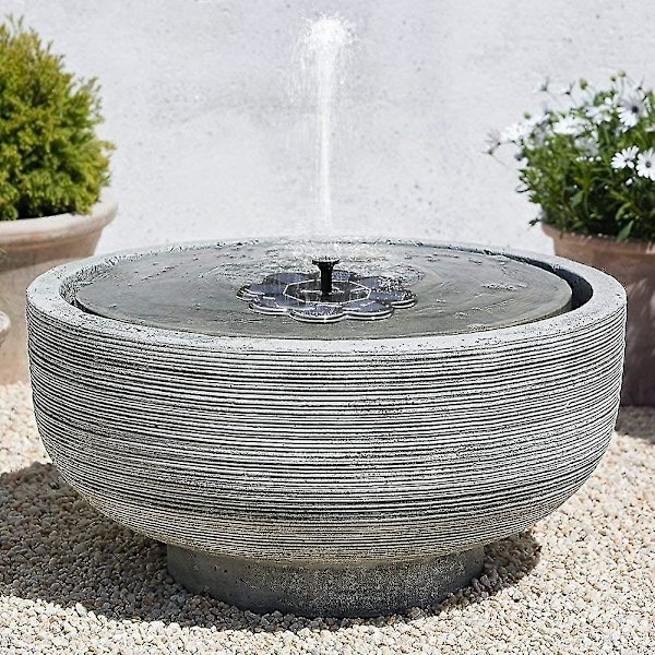 [ny] Solcellsfontän, 1,6w Utomhus Trädgårdsfontän, Tekhome Vattenfontän, Trädgårdsdekor, Mini Vattenpump, Dammpump / Poolfontän, Utomhus Dammpump