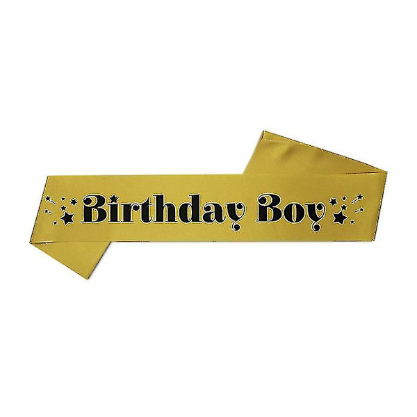 Syntymäpäivätytön nauha Selempang Happy Birthday Party Accessory Decor Party Favors
