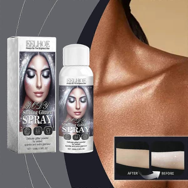 Highlight Shimmer Spray Naturlig Lysende Glittertåke