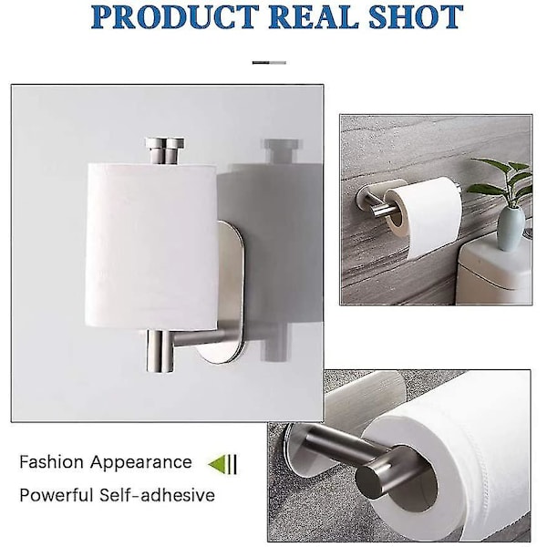 Toalettpapirholder selvklebende toalettpapirholder rustfritt