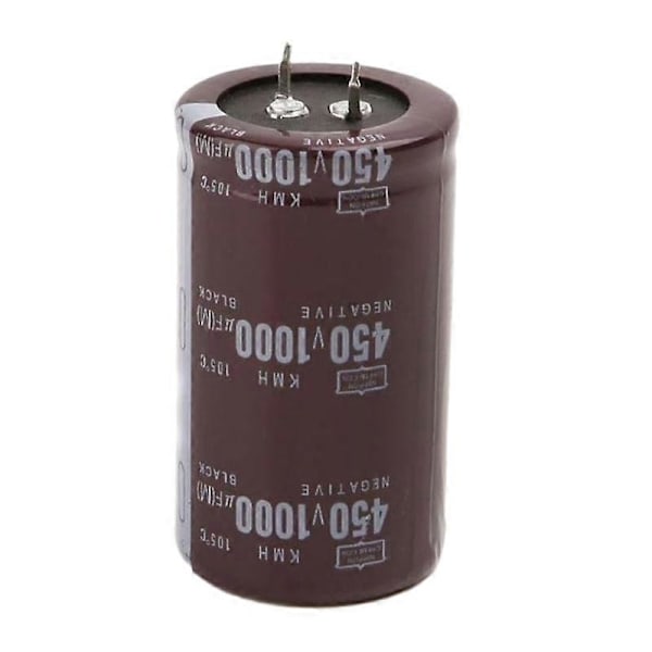 Stor Kapacitet 450V1000uF Aluminium Elektrolyt Kondensatorer Volumen 35x50mm