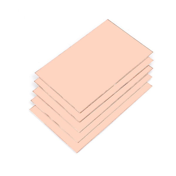 Kopparbeklädd PCB-laminat kretskort enkel sida för etsning DIY PCB-kit