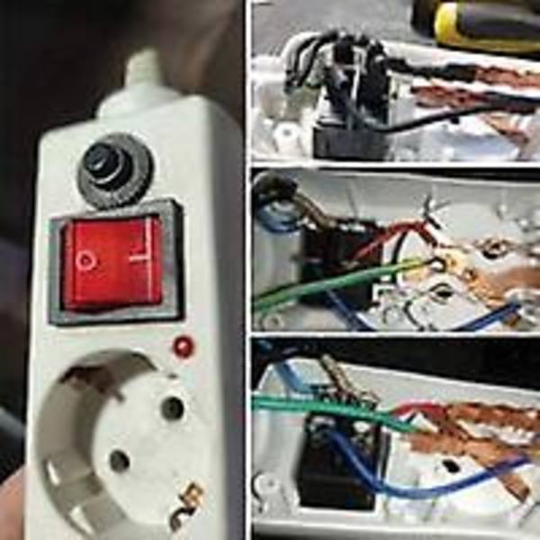 3 st röda ljus vippströmbrytare på/av med Tanch-skydd 16A/250V 20A/125V Ca(dpst)