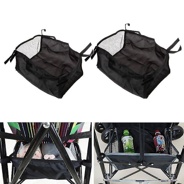 Baby Stroller Basket Newborn Stroller Hanging Basket Pram Bottom Organizer Bag