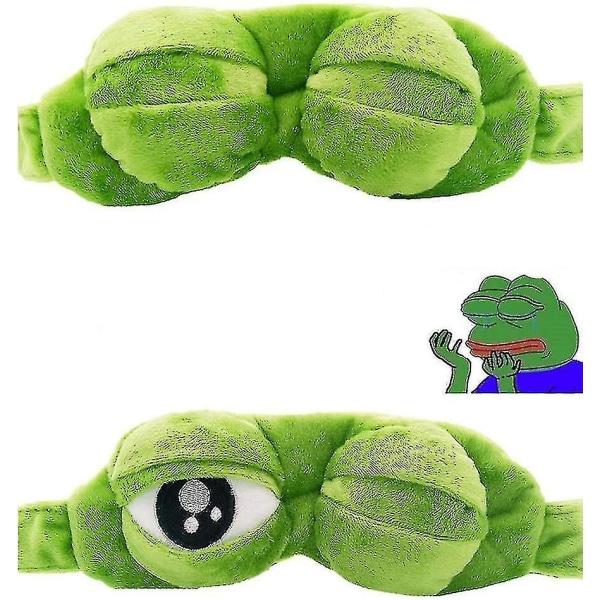 2 st Sleep Blindfold, Creative Cartoon Frog Eye Mask